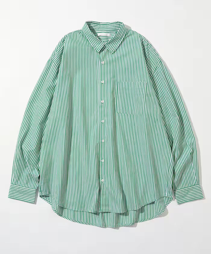 <New Color Added> Relaxed Fit Broad Shirt / Regular Collar / Long Sleeve