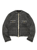 5G Knit Zip Cava Cardigan