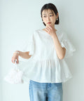 Organic Cotton Frill Sleeve T-shirt