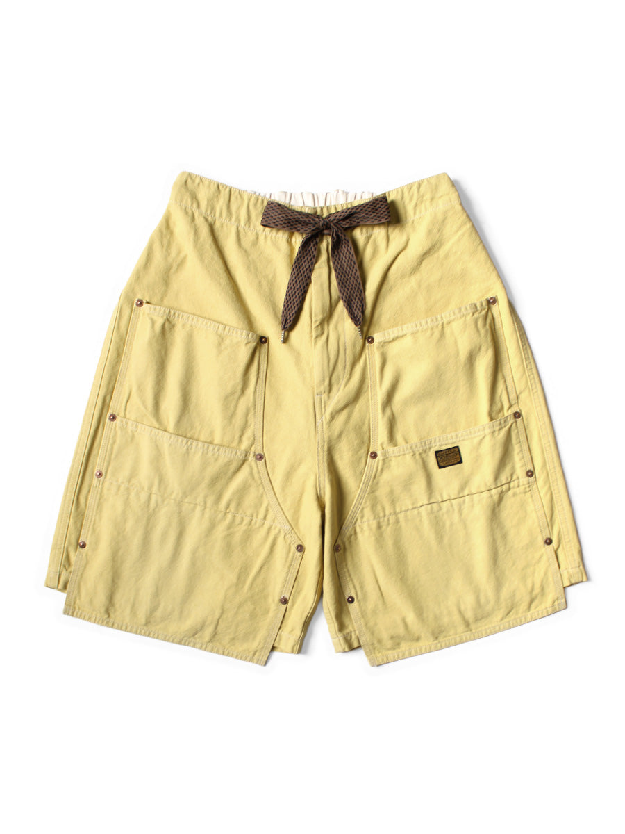 Canvas W Knee Easy Short Pants
