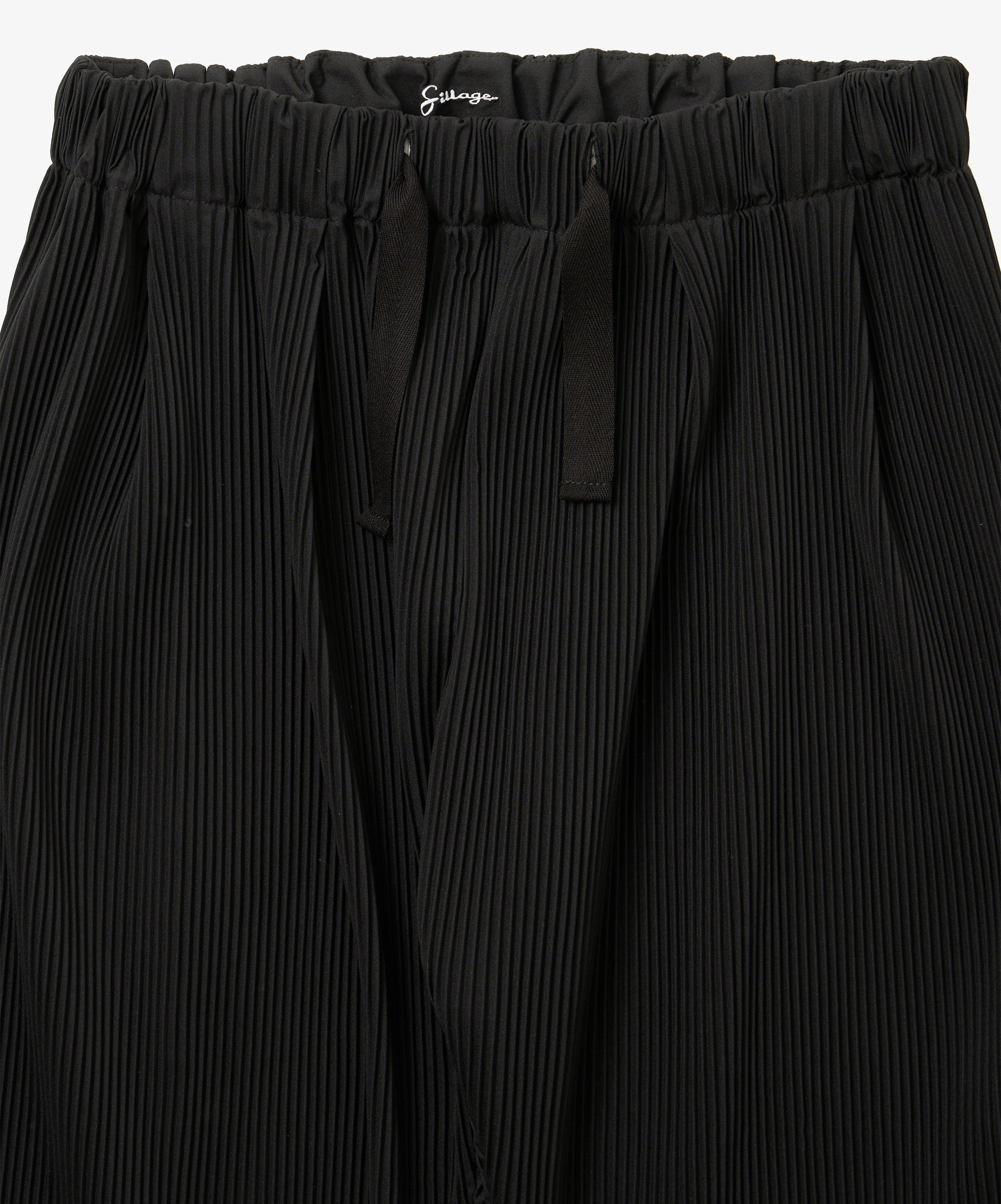 baggy trousers pleats black with pockets