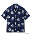 Duke Kahanamoku Indigo Cotton Hawaiian Shirt Duke's Pineapple
