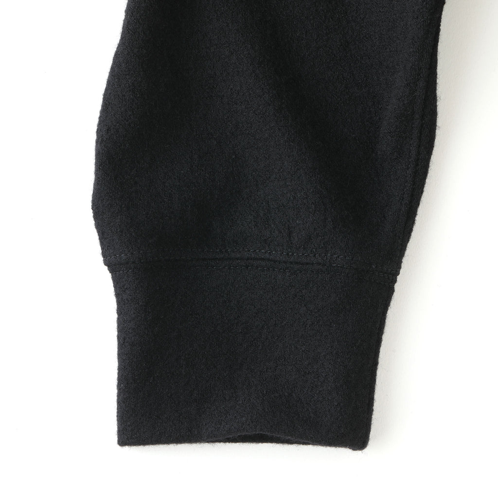 GL69414 / WASHBLE WOOL SUPER 140's LOOSE NECK SHIRT