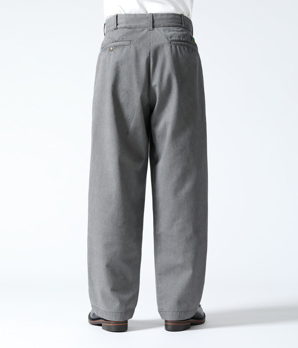 TUF-NUT T/C WIDE WORK TROUSERS AGING MODEL