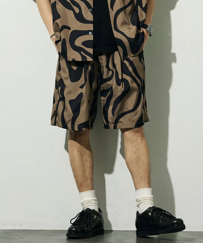 Pattern Easy Shorts / Allover Design Short Pants / Setup Compatible
