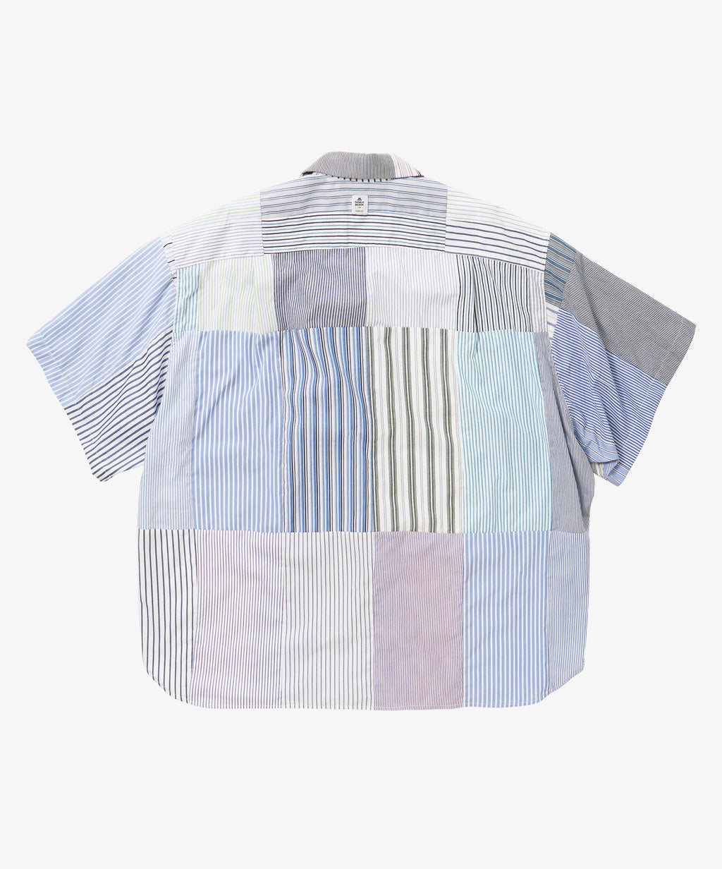 overshirt short sleeve stripe three
