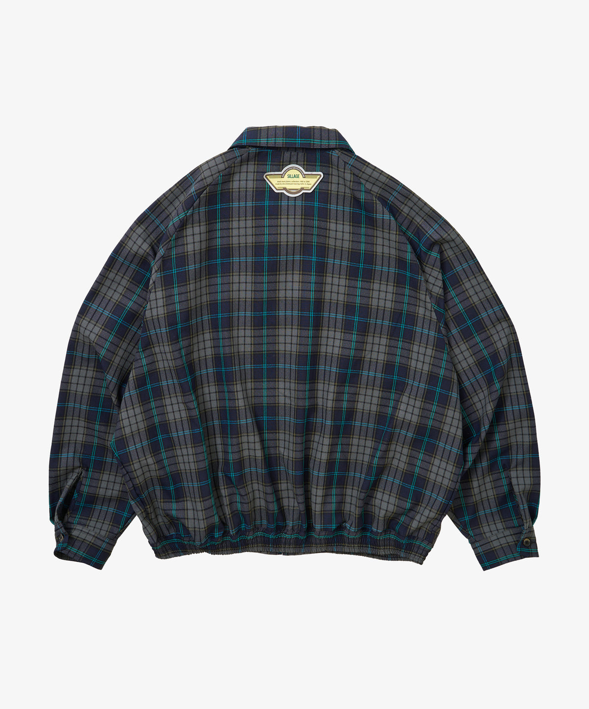 zip up blouson deadstock watahiko tex navy plaid