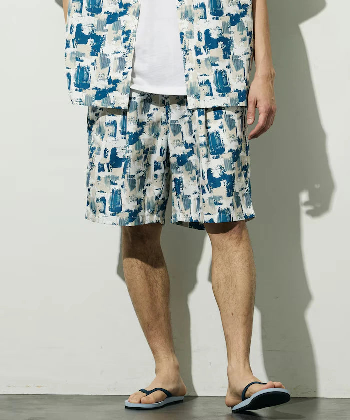 Pattern Easy Shorts / Allover Design Short Pants / Setup Compatible