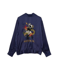 DRAGON FLAME Embroidered Souvenir Shirt