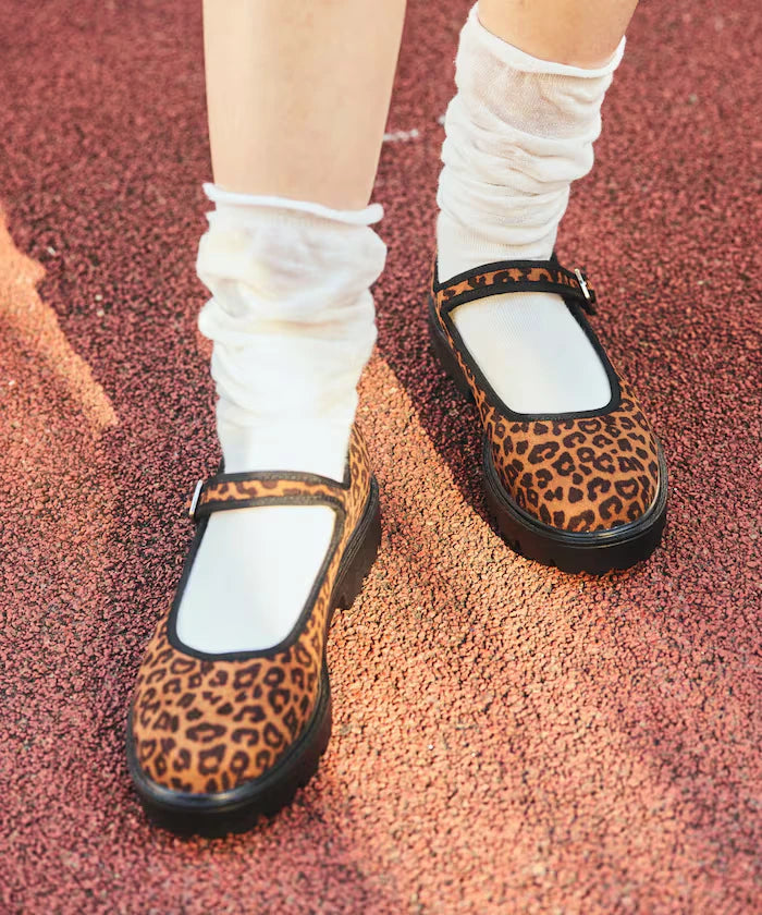 Sunny Rain Compatible Chunky Mary Jane Sneakers