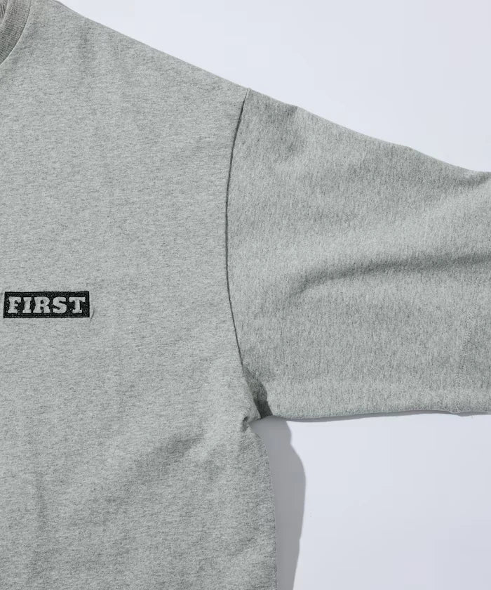 6oz Front Logo Embroidery Crew Neck T-Shirt / Back Print T-Shirt PRINT LEFT CHEST EMBROIDERY BOX FIRST