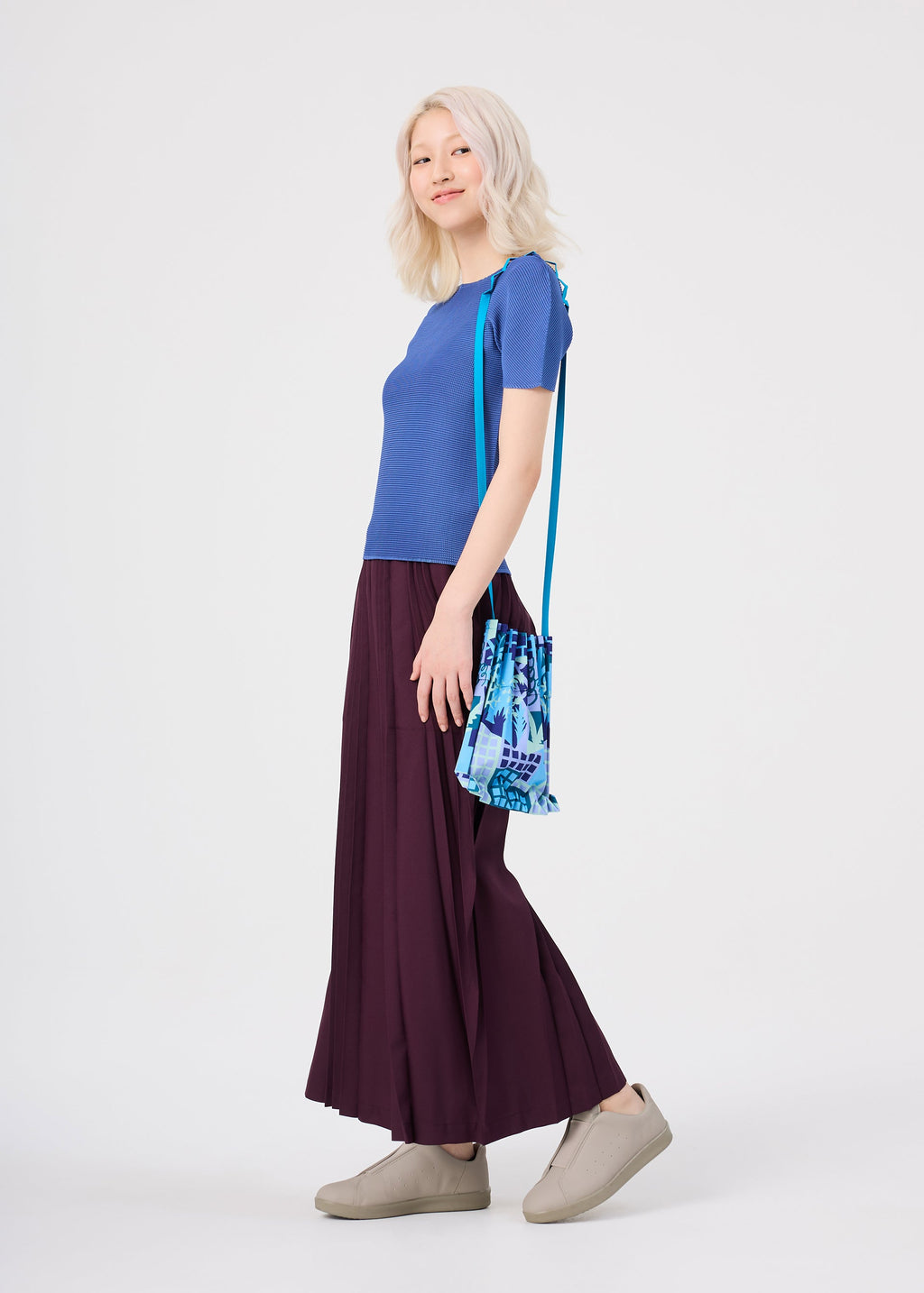 Building Trunk Pleats Bag