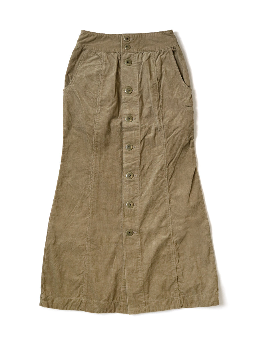 13W Corduroy Maxi Skirt