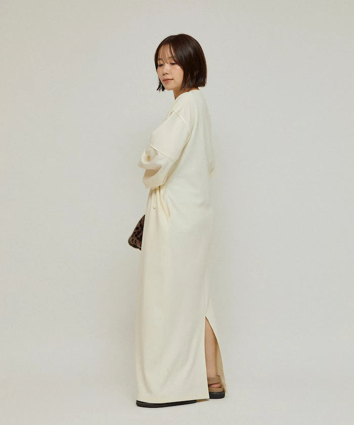 Cocoon Sleeve Damboru Sweat One-Piece / Spindle