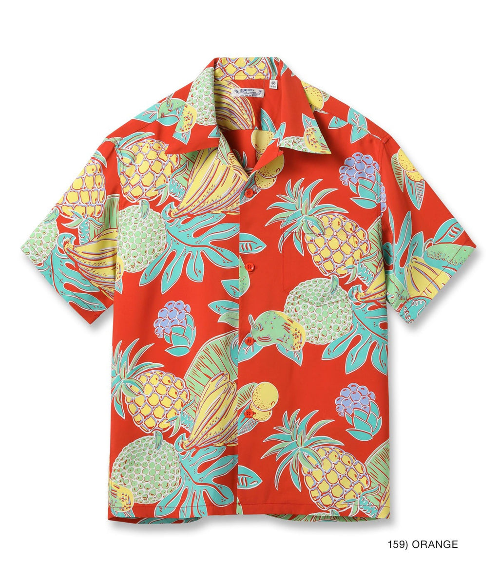 RAYON HAWAIIAN SHIRT “TROPICAL FRUITS”