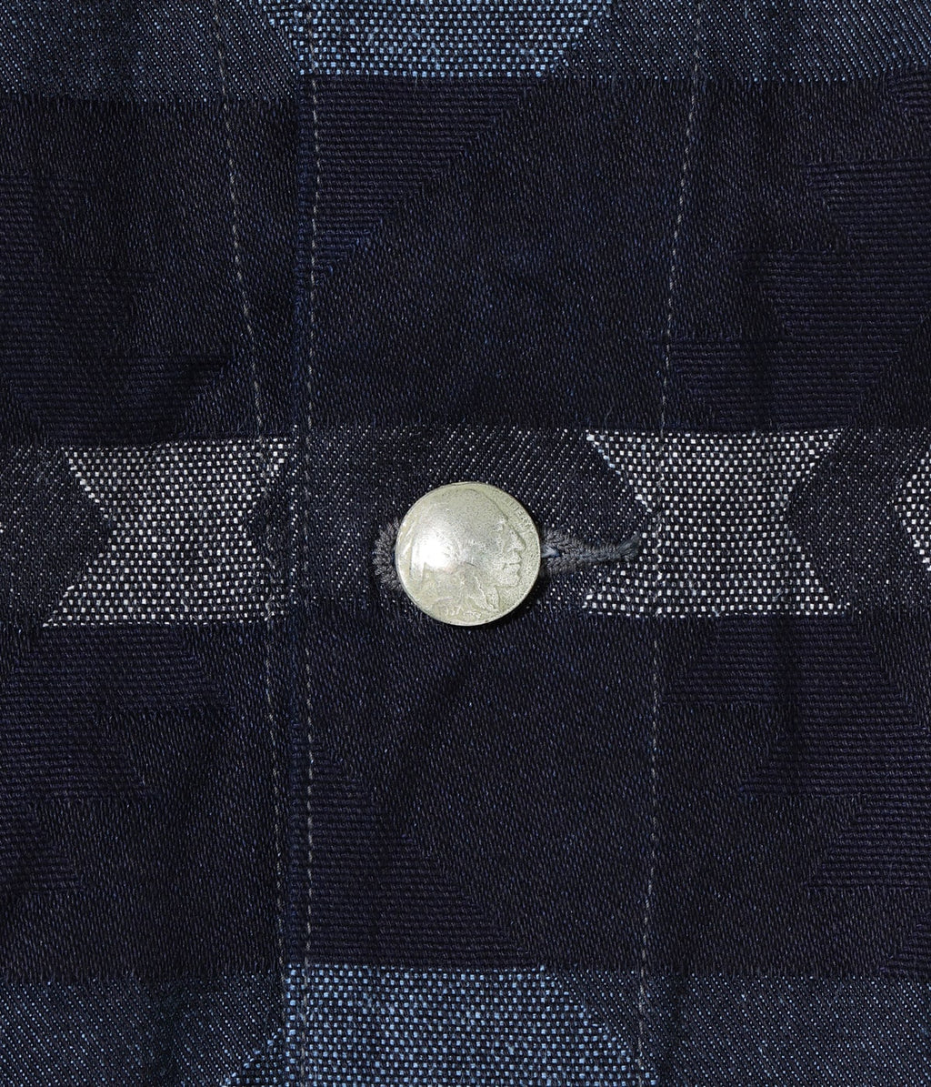 NATIVE AMERICAN COTTON JACQUARD JACKET