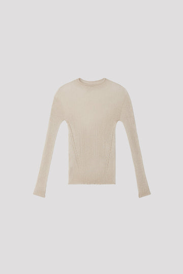 PORTRAIT METAL LONG SLEEVE TOP