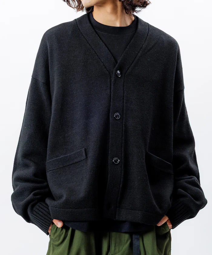 Relaxed Fit Easy Care Washable V-Neck Cardigan