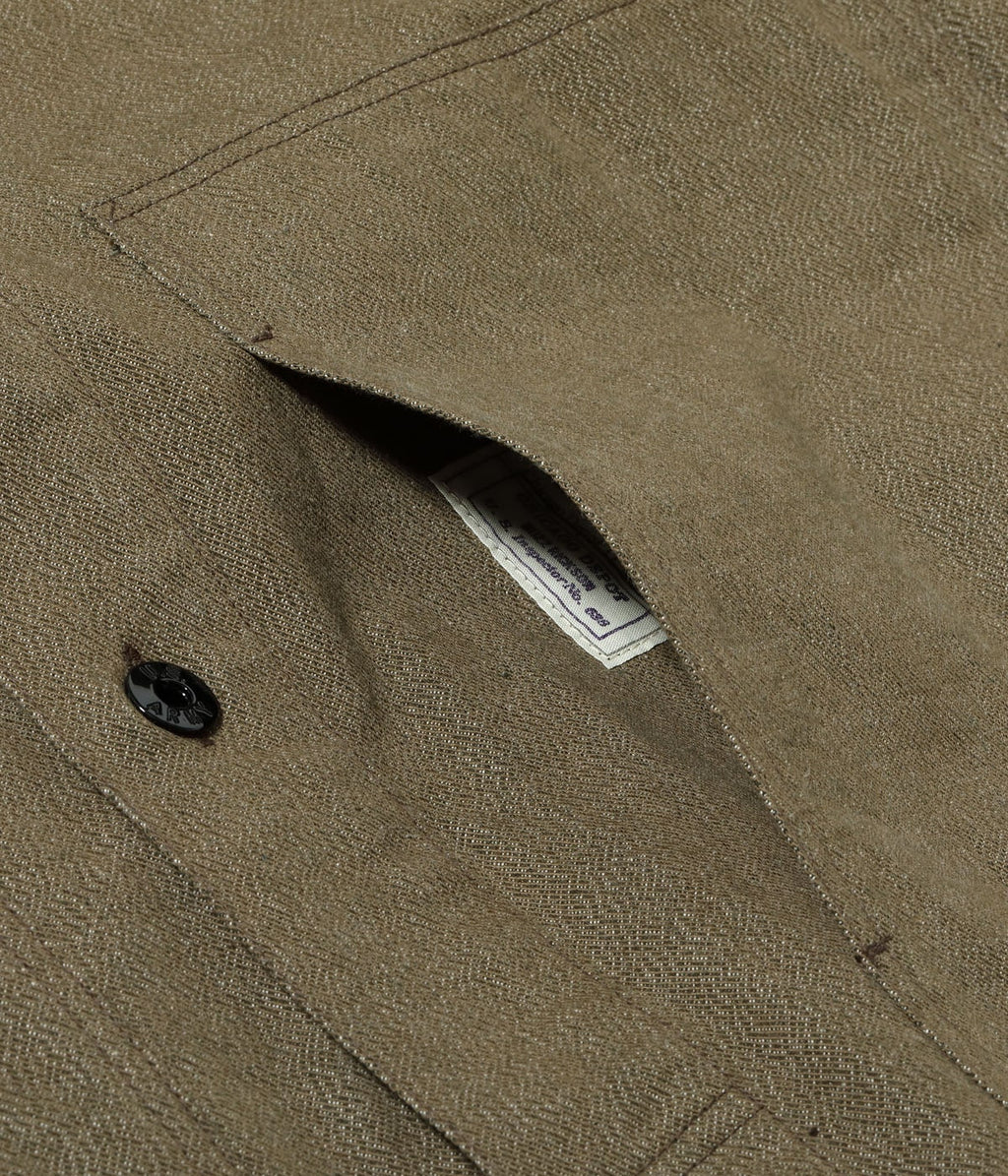 U.S. ARMY BROWN DENIM PULLOVER JACKET