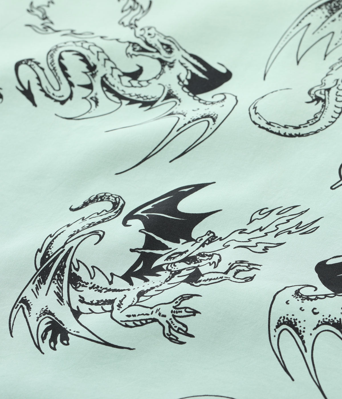 HIGH DENSITY RAYON OPEN SHIRT “RETURN OF THE DRAGON” by VINCE RAY