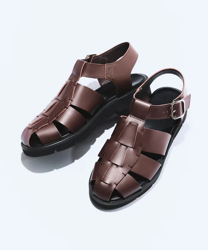 Rain And Shine Leatherette Gurkha Sandals