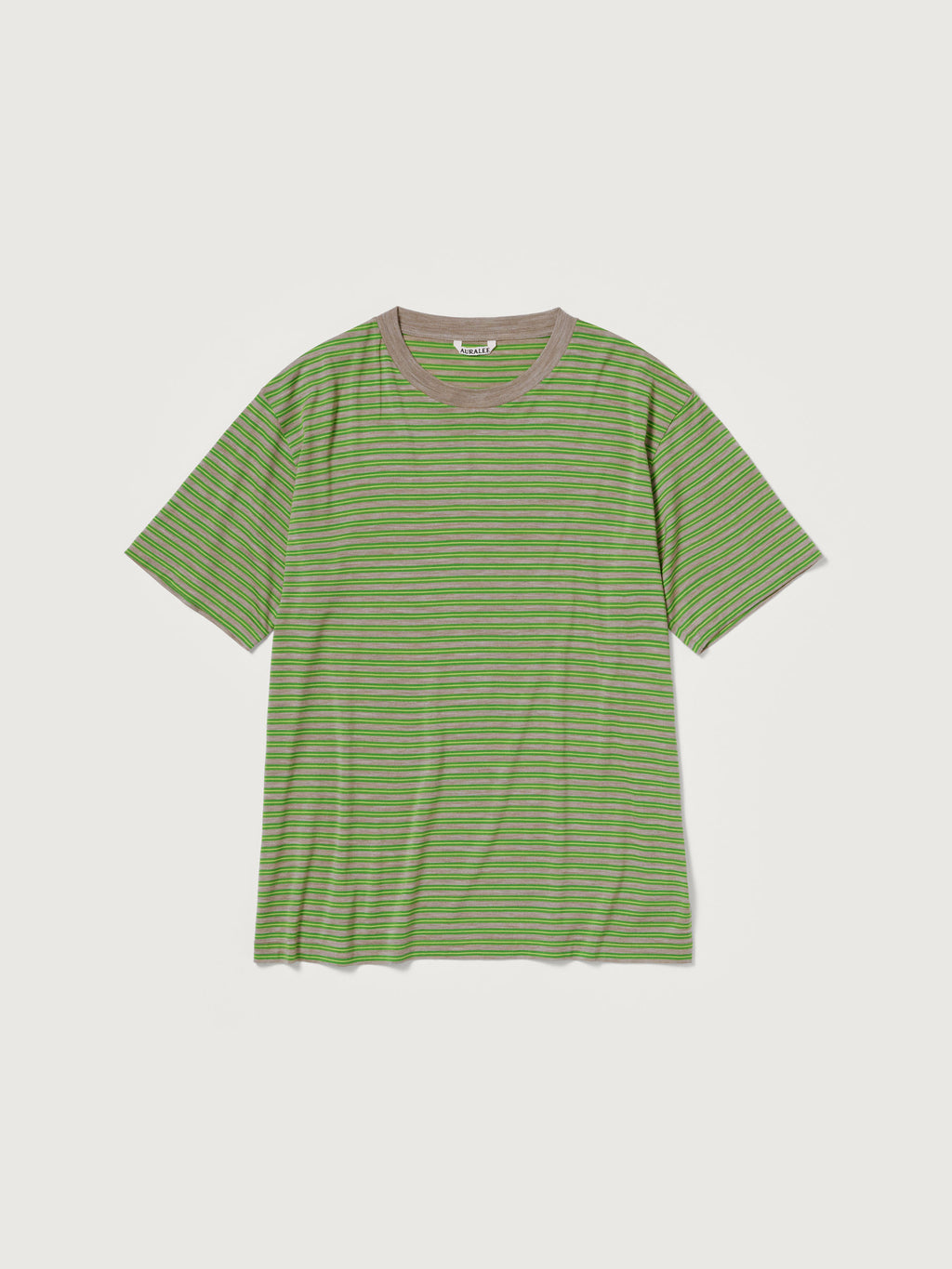SOFT SMOOTH WOOL STRIPE JERSEY TEE