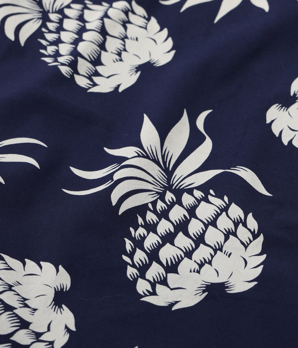 Duke Kahanamoku Cotton Hawaiian Shirt "Duke's Pineapple"