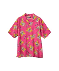 Levitated Girl Open Collar Shirt