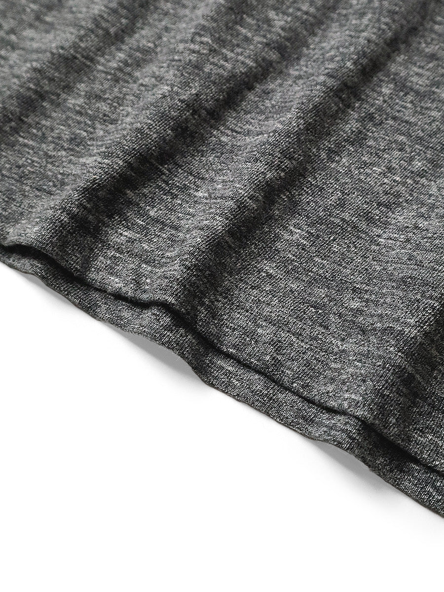 TOP Tenjiku High Neck Pocket Long T