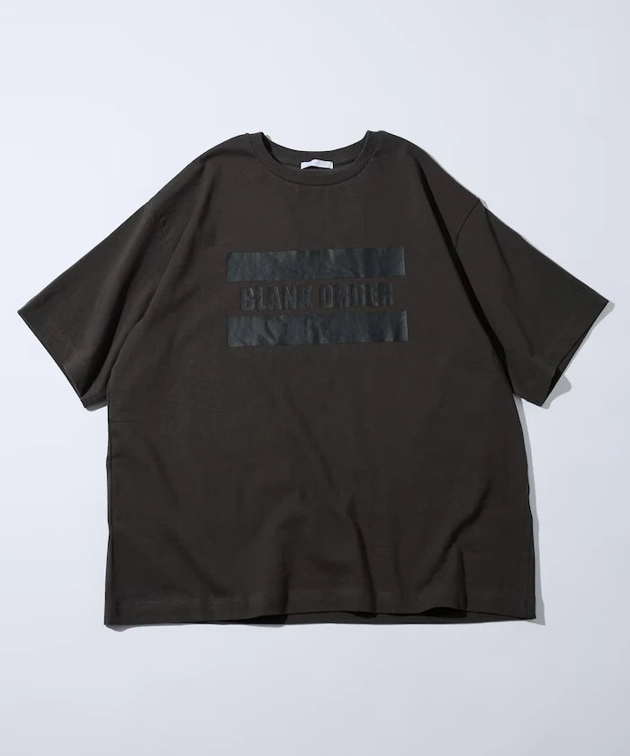 6oz Front Logo Print Crew Neck T-Shirt / Back Print T-Shirt PRINT BURGER