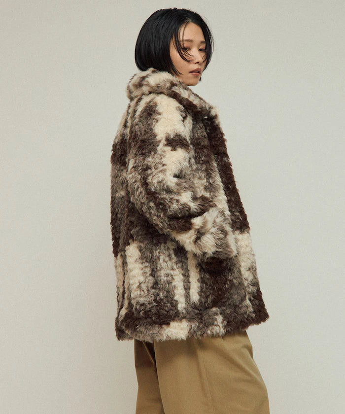 Fake Fur Mid-Length Coat / Fur Coat
