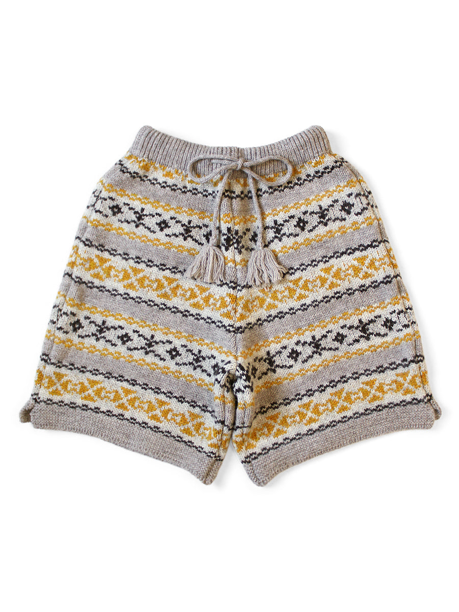 3G Wool Yellowknife Fair Isle Shorts