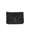 Vixen Line Embroidered Leather Pouch