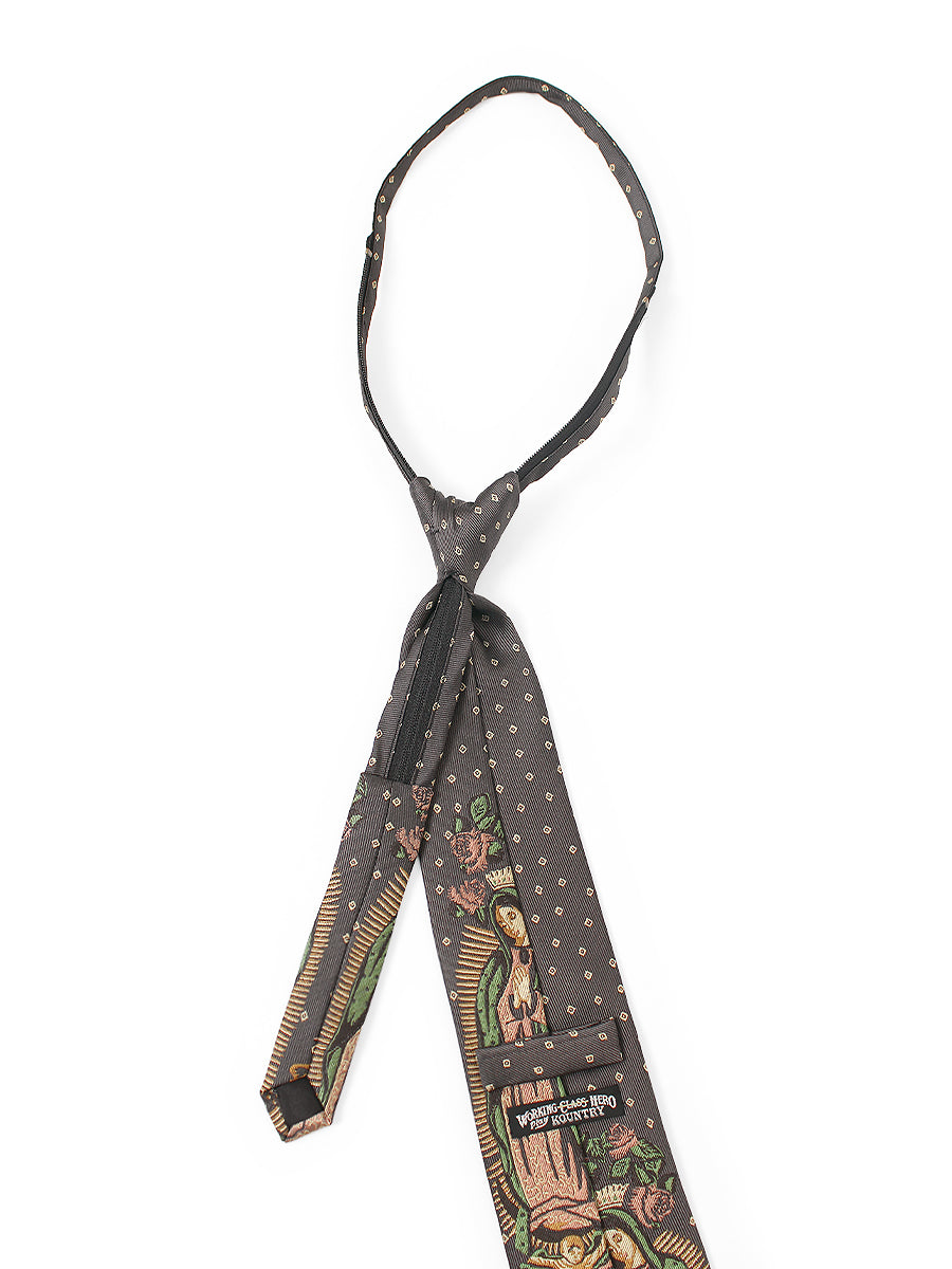 Silk Twill Maria ZIP Tie