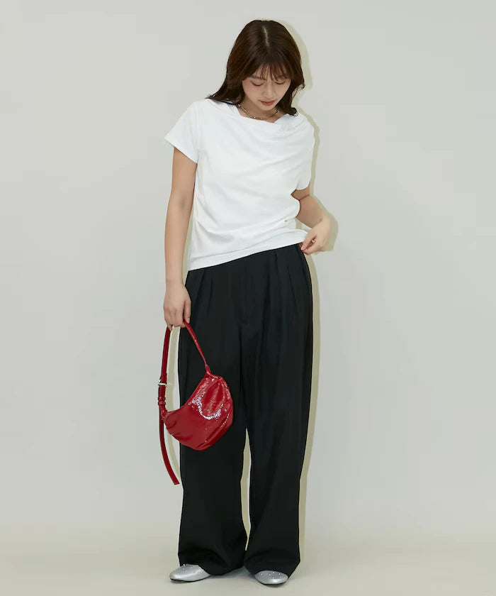 Color Tuck Slacks Pants Limited Release
