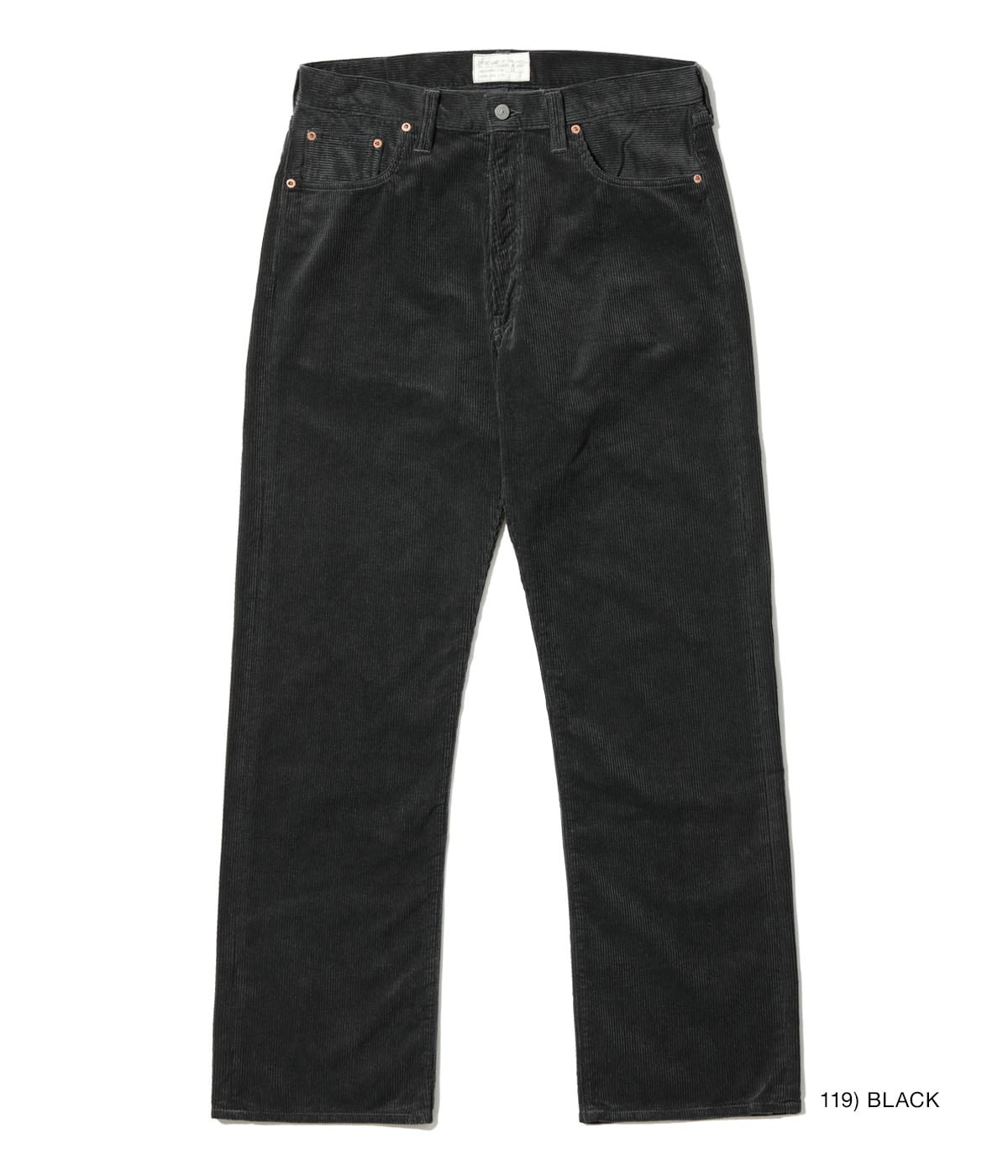 9W CORDUROY 5POCKET PANTS PIGMENT DYED