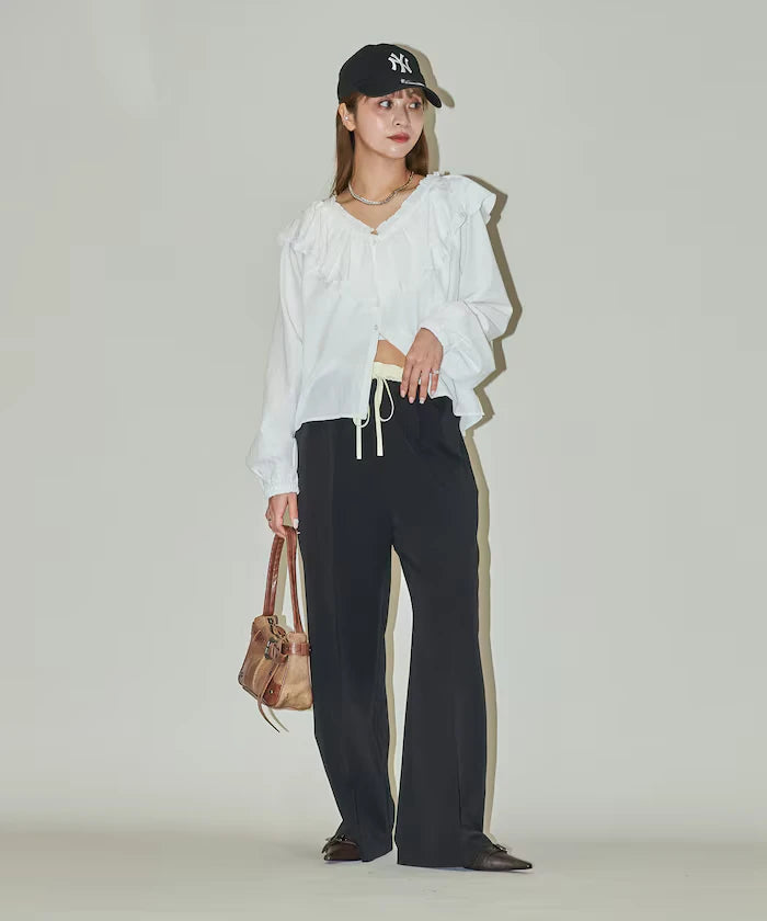 West Shearing Panel Easy Slacks Pants Limited Edition