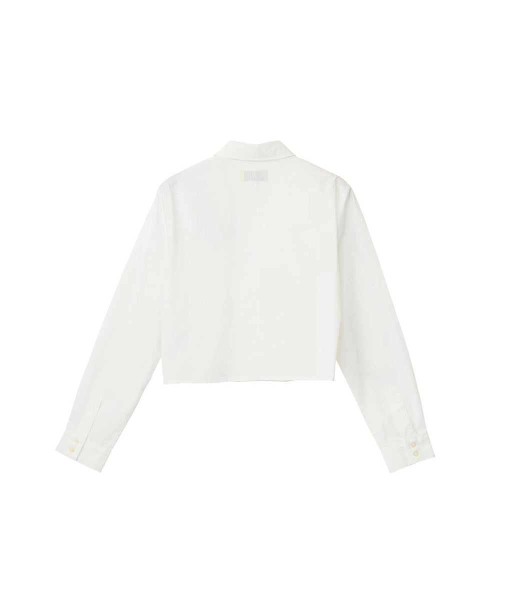 RABBIT GHOST Patch Short-Length Shirt