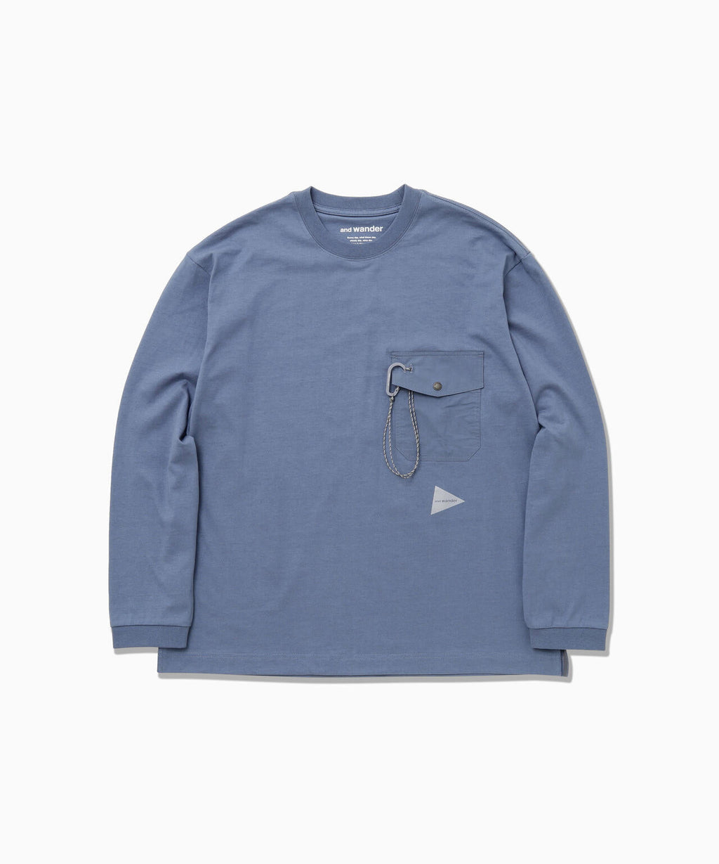 heavy cotton pocket LS T