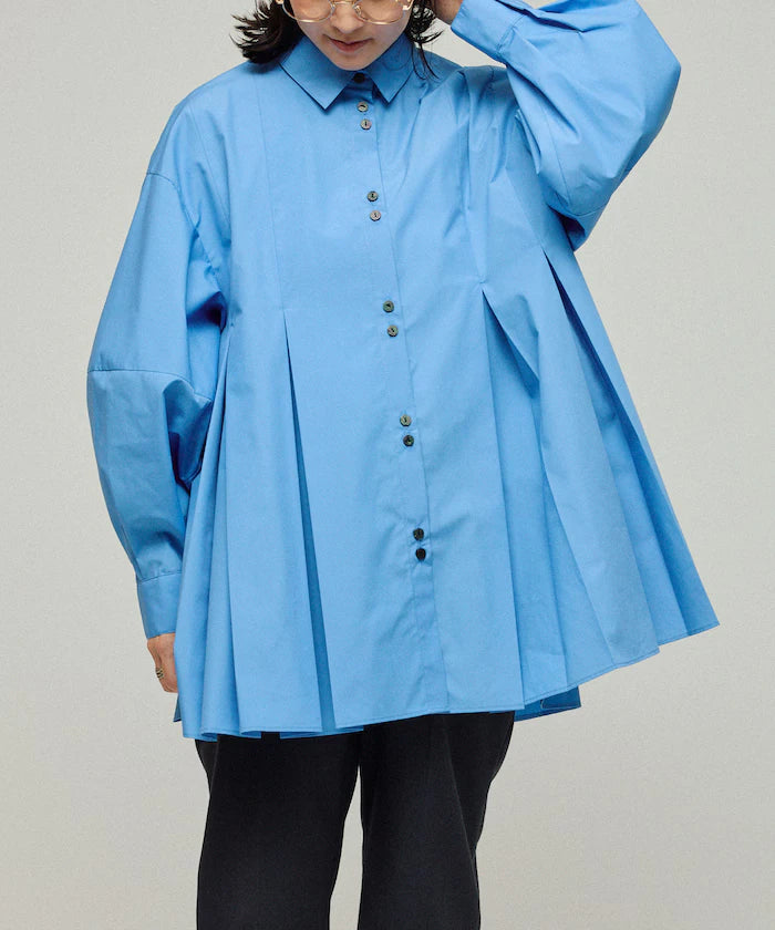 Box Stack Balloon Sleeve Long Sleeve Shirt