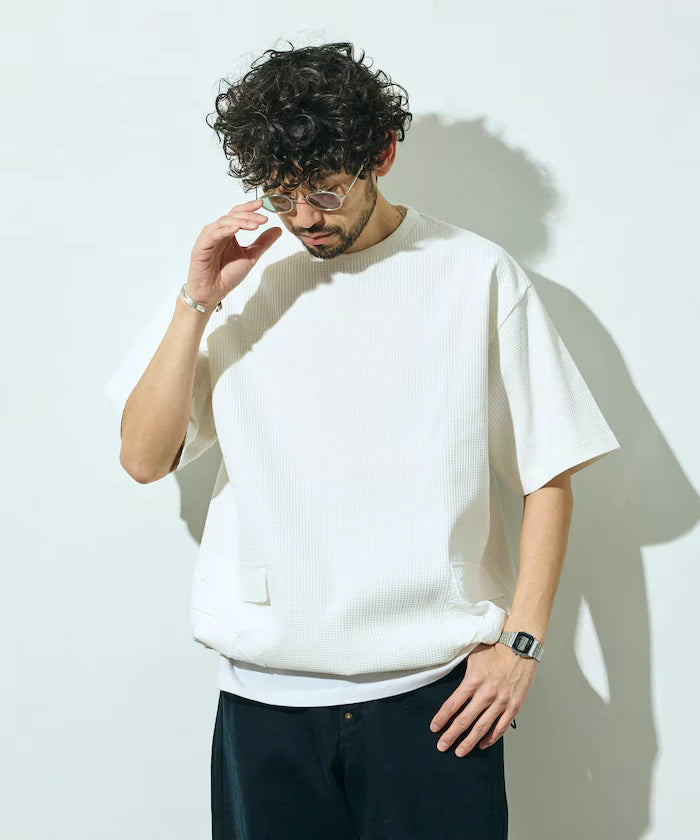 Side Pocket Spindle Tech Thermal Short Sleeve T-Shirt / Big Silhouette