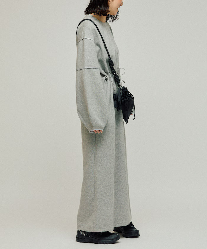 Cocoon Sleeve Damboru Sweat One-Piece / Spindle