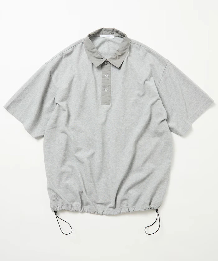 Big Silhouette Spindle Short Sleeve Tech Polo