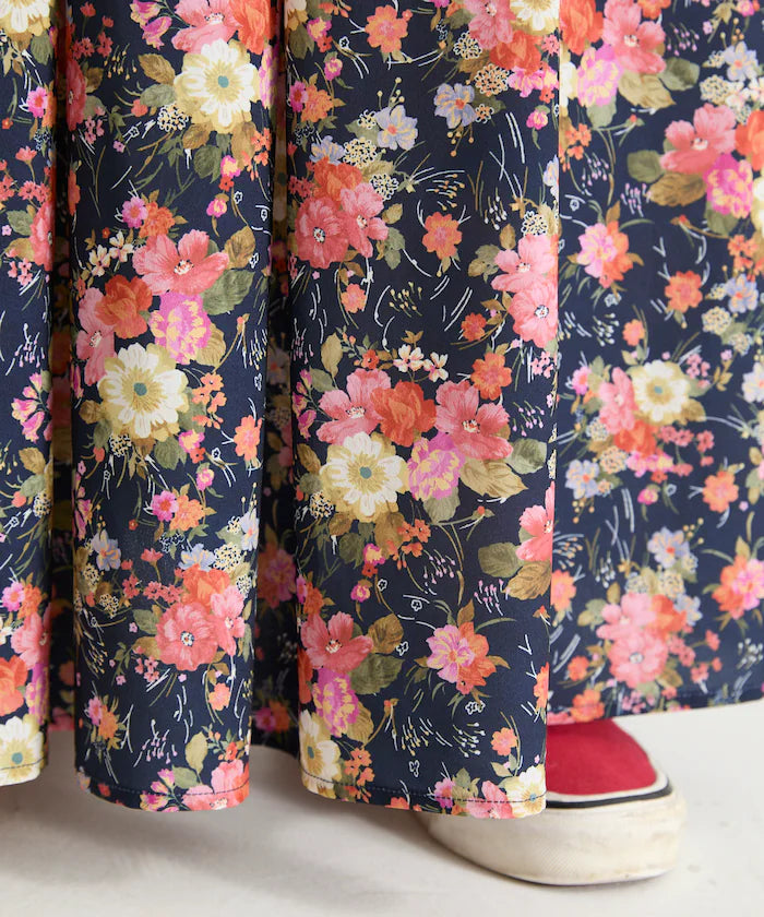 Double-Tuck Long Skirt