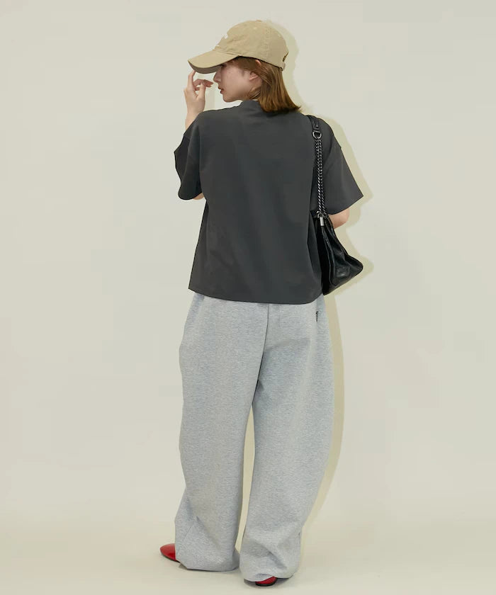 <contact cool> Cool Ponte Henry Neck T-Shirt Limited Release