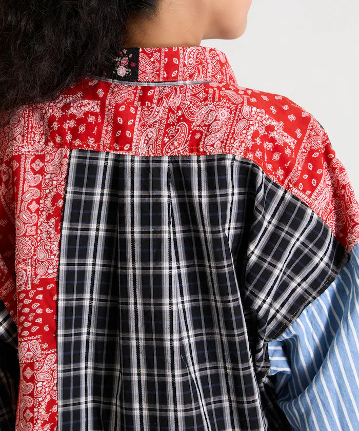 Patchwork Big Shirt