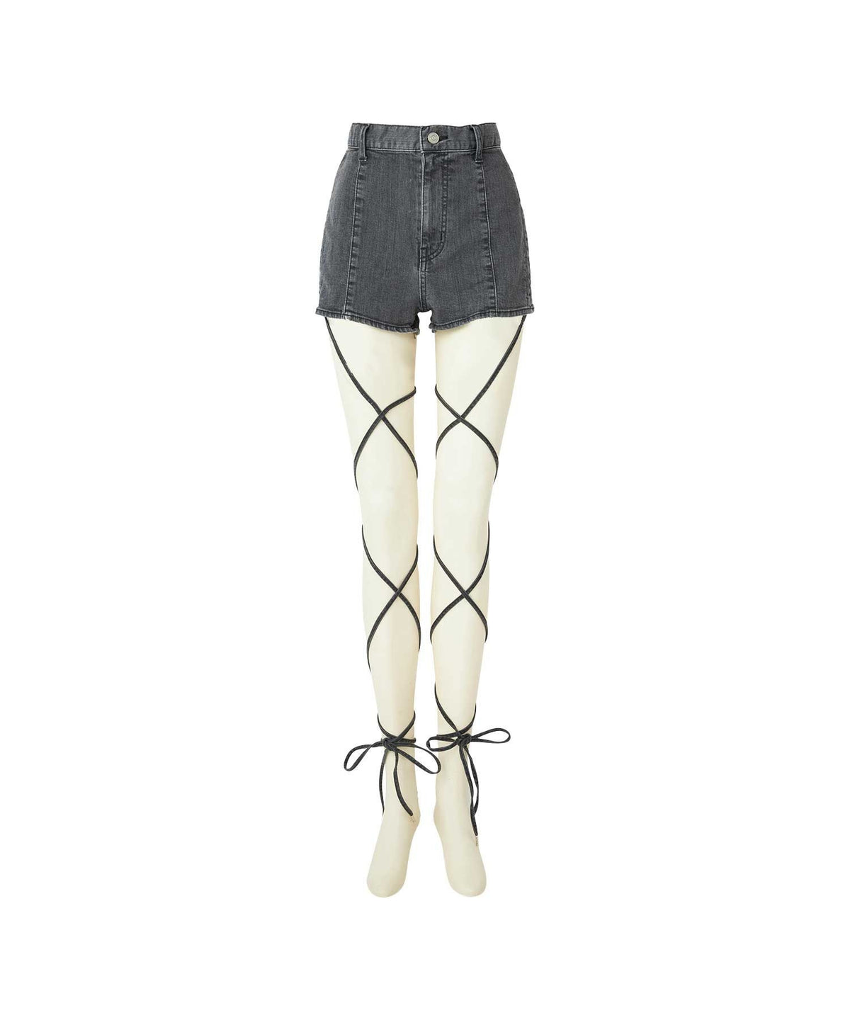 Side Gather Leg Wrap Short Pants