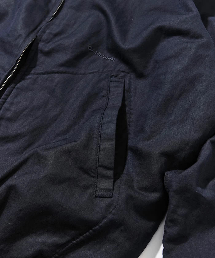 Cotton Linen Harrington Jacket