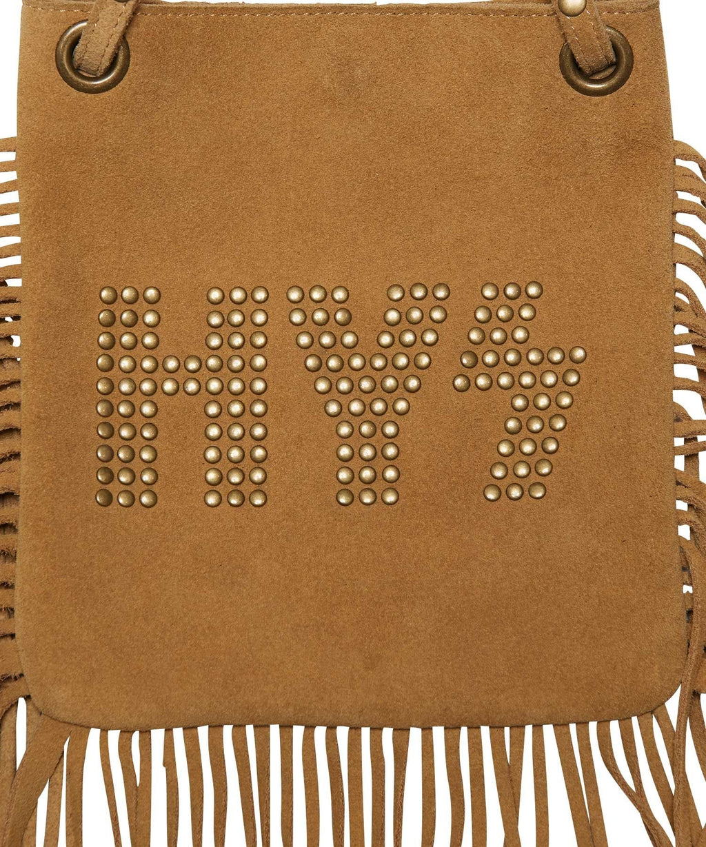 Logo Studs Fringe Mini Bag