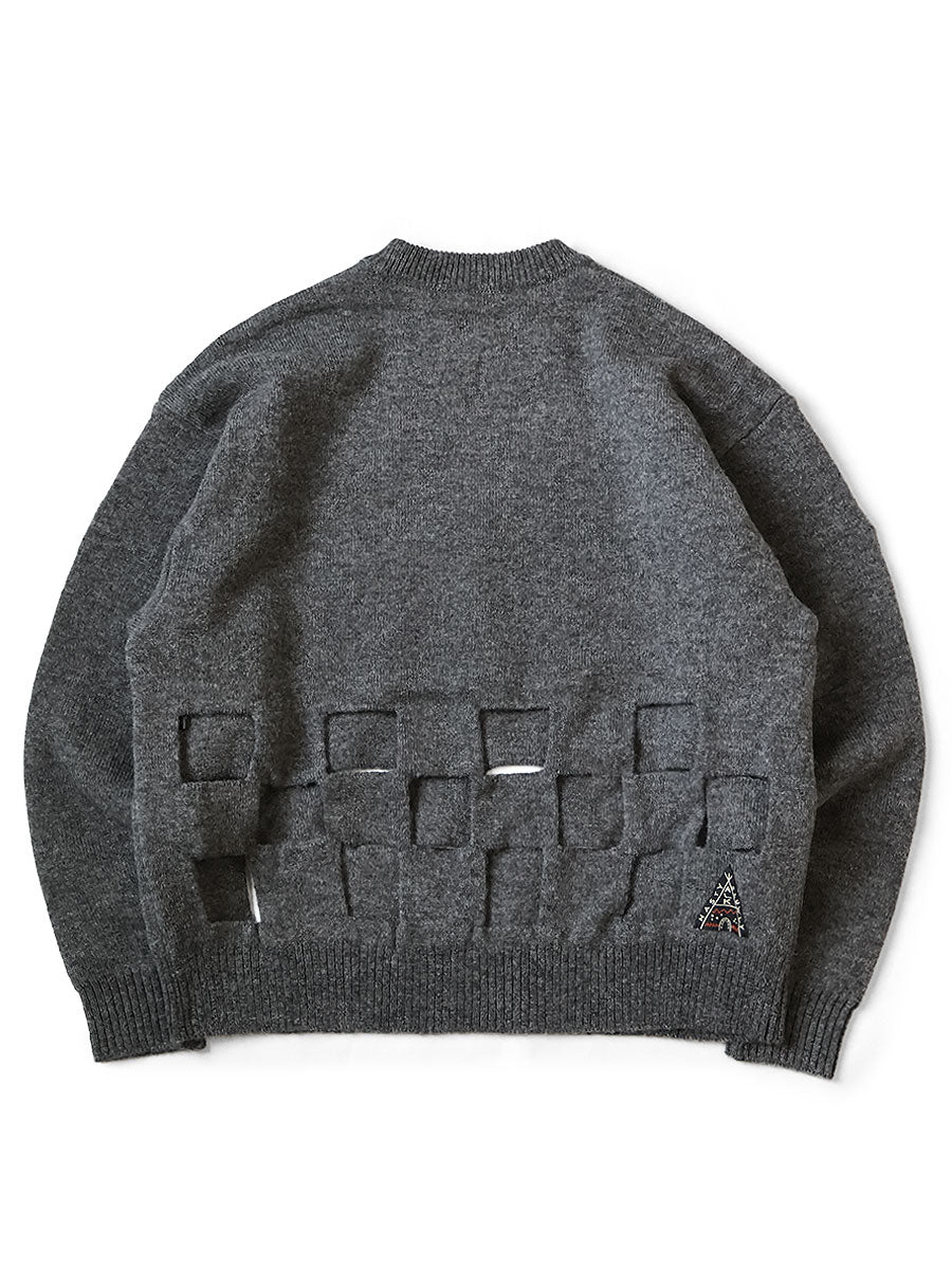 7G Wool Wind Pen BIG Crew Sweater